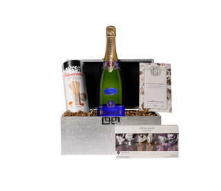 Louis Pommery Champagne & Gourmet Silver Box