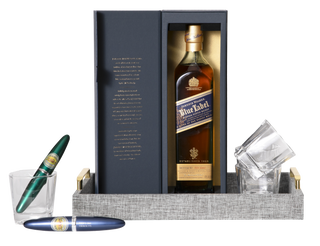 Johnnie Walker Blue Label 'A Family Tradition' Whisky Tray
